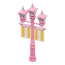 Street Lamp with Banners (Pink - Yellow) NH Icon.png