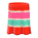 Tie-Dye Skirt (Red) NH Storage Icon.png