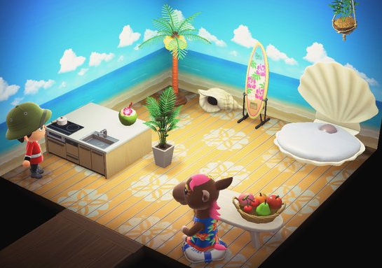 Interior of Annalise's house in Animal Crossing: New Horizons