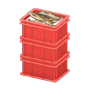 Stacked Fish Containers (Red - None) NH Icon.png
