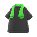 Tee and Towel (Green Towel & Black Shirt) NH Storage Icon.png