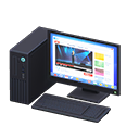 Desktop Computer (Black - Web Browsing) NH Icon.png