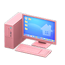 Desktop Computer (Pink - Desktop) NH Icon.png