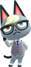 Artwork of Byakuya Togami the Cat