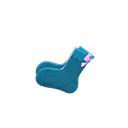 Back-Bow Socks (Peacock Blue) NH Storage Icon.png
