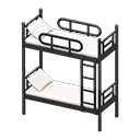 Bunk Bed (Black - White) NH Icon.png