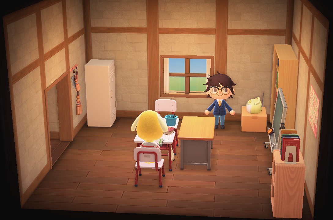 Interior of Benjamin's house in Animal Crossing: New Horizons