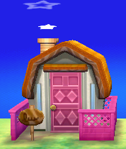 Exterior of Chrissy's house in Animal Crossing: New Leaf