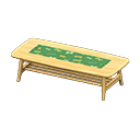 Nordic Low Table (Light Wood - Butterflies) NH Icon.png