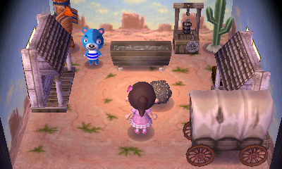 Interior of Kody's house in Animal Crossing: New Leaf