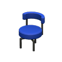 Cool Chair (Black - Blue) NH Icon.png