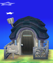 Exterior of Del's house in Animal Crossing: New Leaf