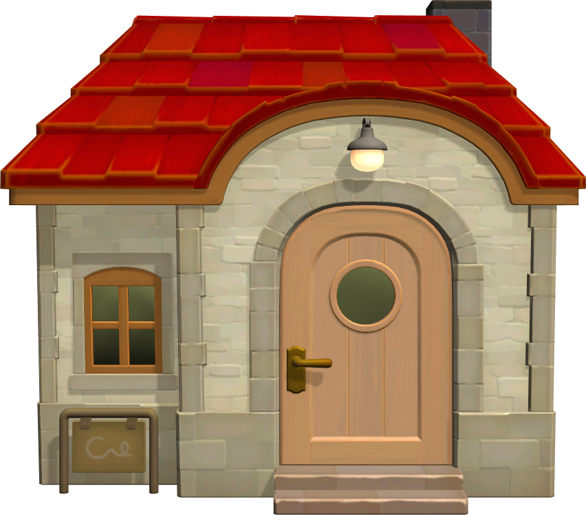 Exterior of Merengue's house in Animal Crossing: New Horizons