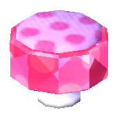 Polka-Dot Stool (Ruby - Peach Pink) NL Model.png