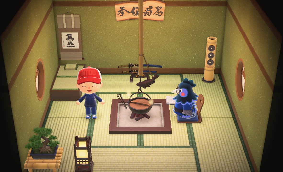 Interior of Ken's house in Animal Crossing: New Horizons