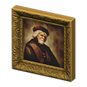 Fancy Frame (Gold - Old Portrait) NH Icon.png