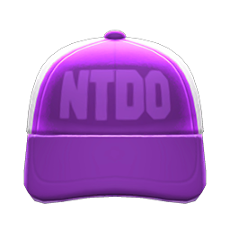 gorra con malla (Púrpura)