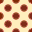The Cola brown pattern for the polka-dot chair.