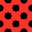 The Pop black pattern for the polka-dot dresser.
