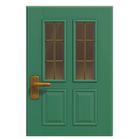 Cyan Vertical-Panes Door (Rectangular) NH Icon.png