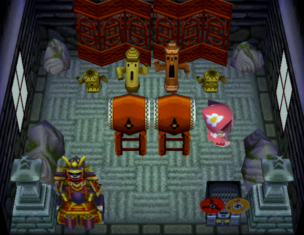 Interior of Limberg's house in Animal Crossing