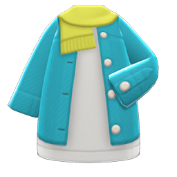 Long denim cardigan New Horizons Animal Crossing Wiki Nookipedia