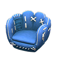 Throwback Mitt Chair (Blue) NH Icon.png
