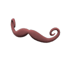 Curly mustache