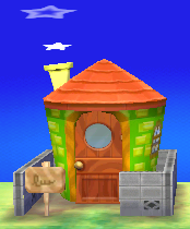 Exterior of Jacob's house in Animal Crossing: New Leaf
