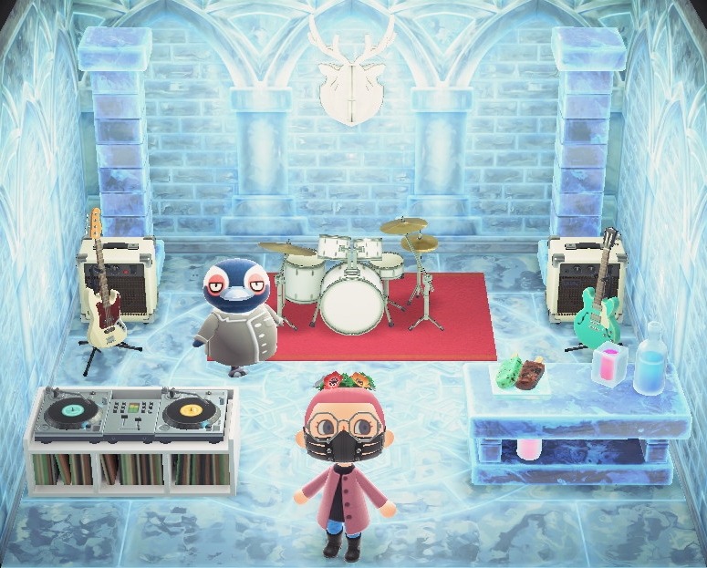 Interior of Tex's house in Animal Crossing: New Horizons
