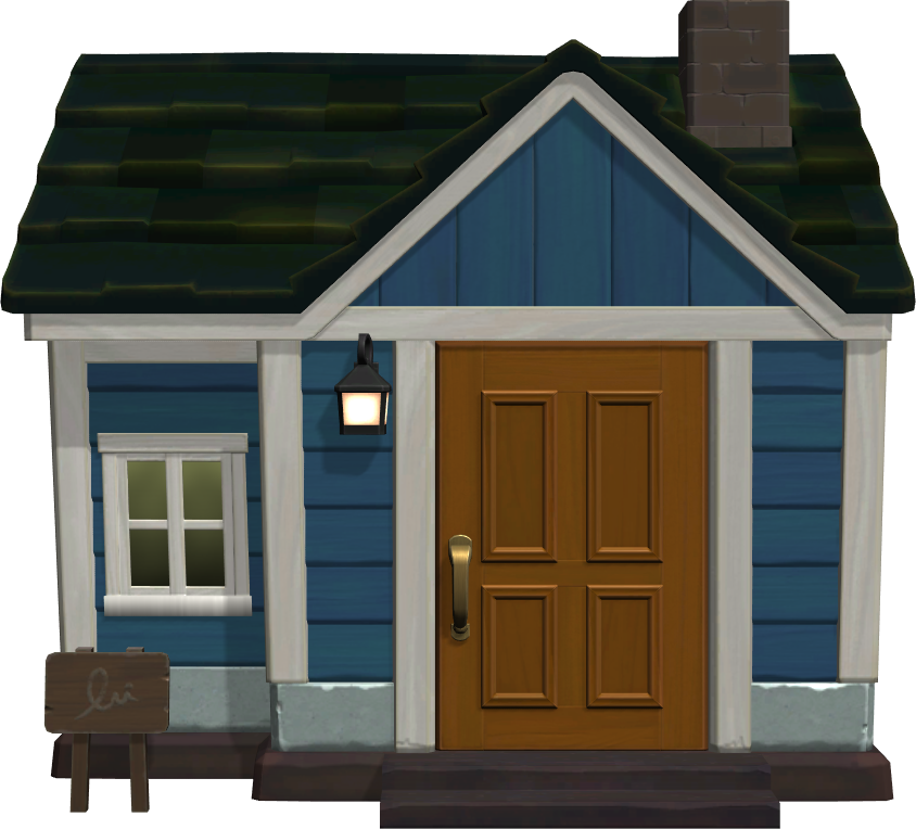 Exterior of Vic's house in Animal Crossing: New Horizons