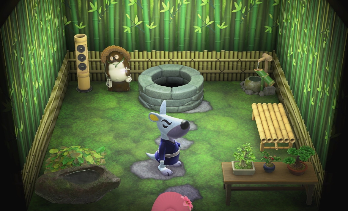 Interior of Walt's house in Animal Crossing: New Horizons