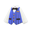 Shirt with Striped Vest (Blue) NH Storage Icon.png