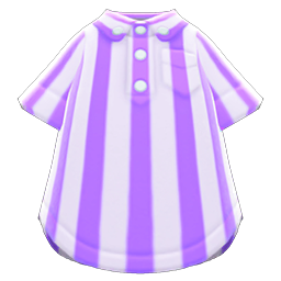 Vertical-stripes shirt's Purple variant