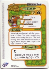 Animal Crossing-e 2-106 (Elmer - Back).jpg