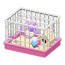 Hamster Cage (Pink) NH Icon.png