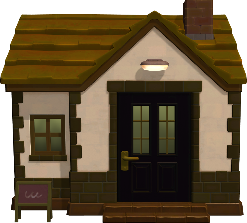 Exterior of Eugene's house in Animal Crossing: New Horizons