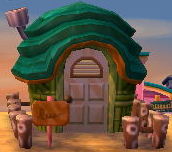 Exterior of Lyman's house in Animal Crossing: New Leaf