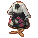 Black Floral Skirt Outfit PC Icon.png