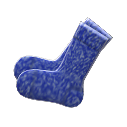 Mixed-Tweed Socks (Blue) NH Icon.png