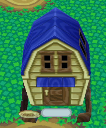 Exterior of Twiggy's house in Animal Crossing