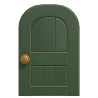 Green Wooden Door (Round) NH Icon.png