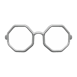 Octagonal Glasses (Gray) NH Icon.png