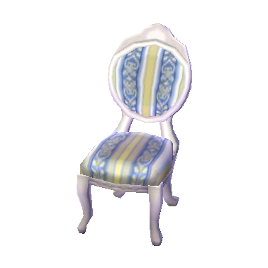 Elegant chair's White variant