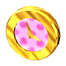 Polka-Dot Clock (Gold Nugget - Peach Pink) NL Model.png