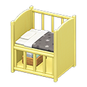 Baby Bed (Yellow - Black) NH Icon.png