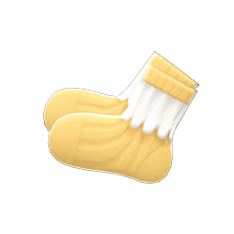 Frilly socks's Yellow variant