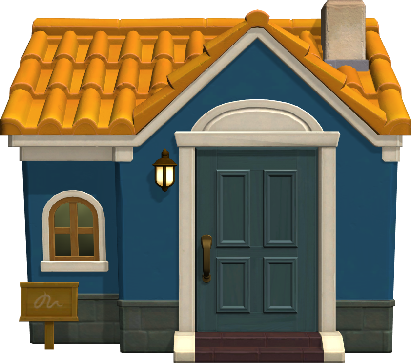 Exterior of Axel's house in Animal Crossing: New Horizons