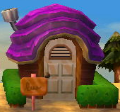 Exterior of Sydney's house in Animal Crossing: New Leaf