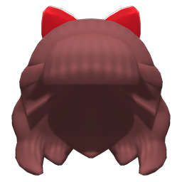 Wig with ribbon New Horizons Animal Crossing Wiki Nookipedia